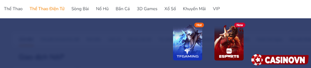 Cá cược eSports tại BK8