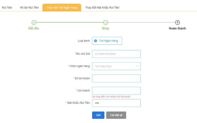 Hướng dẫn chi tiết gửi tiền vào tài khoản casino QH88