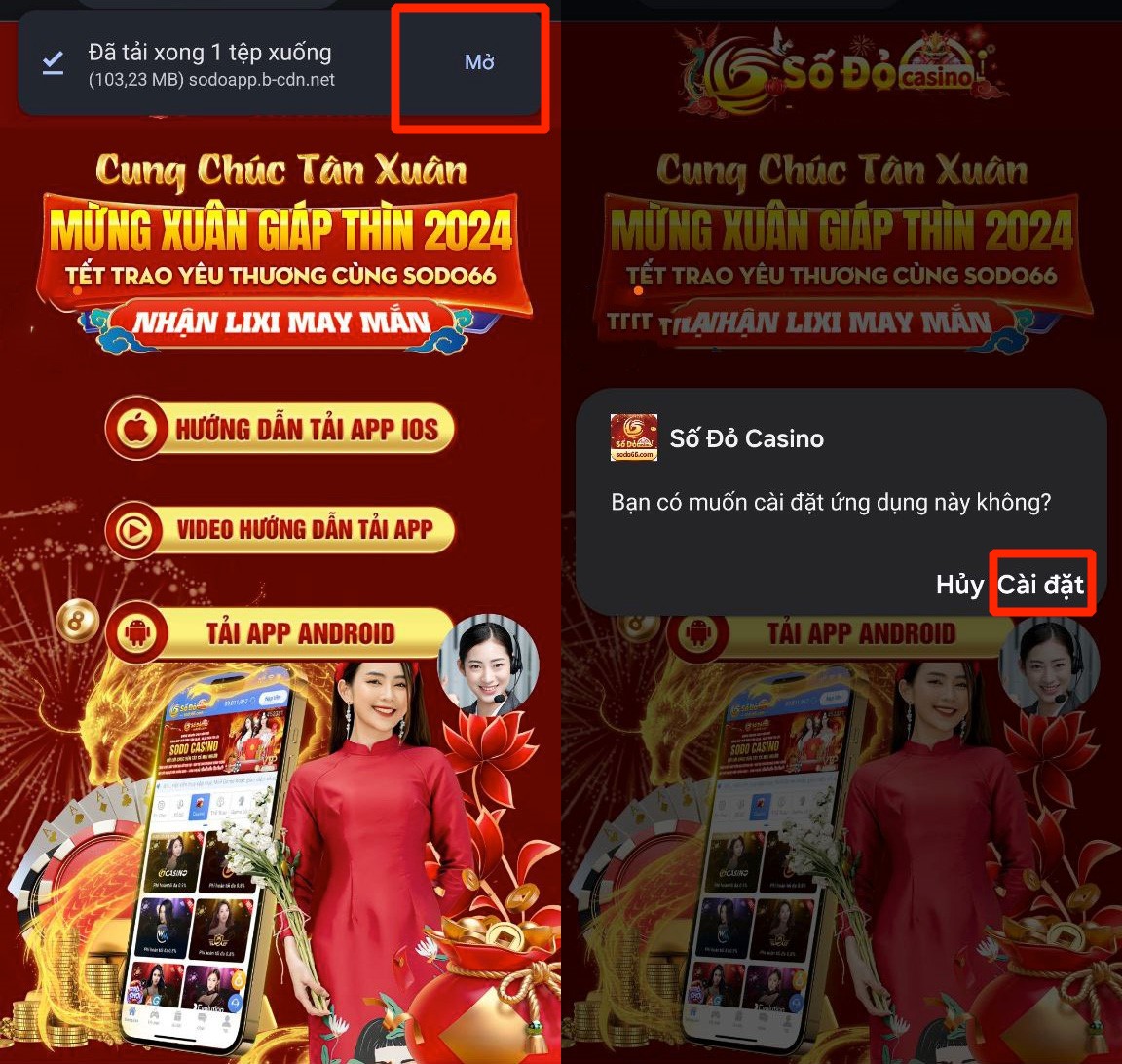 Hướng dẫn cài đặt ứng dụng trên Android
